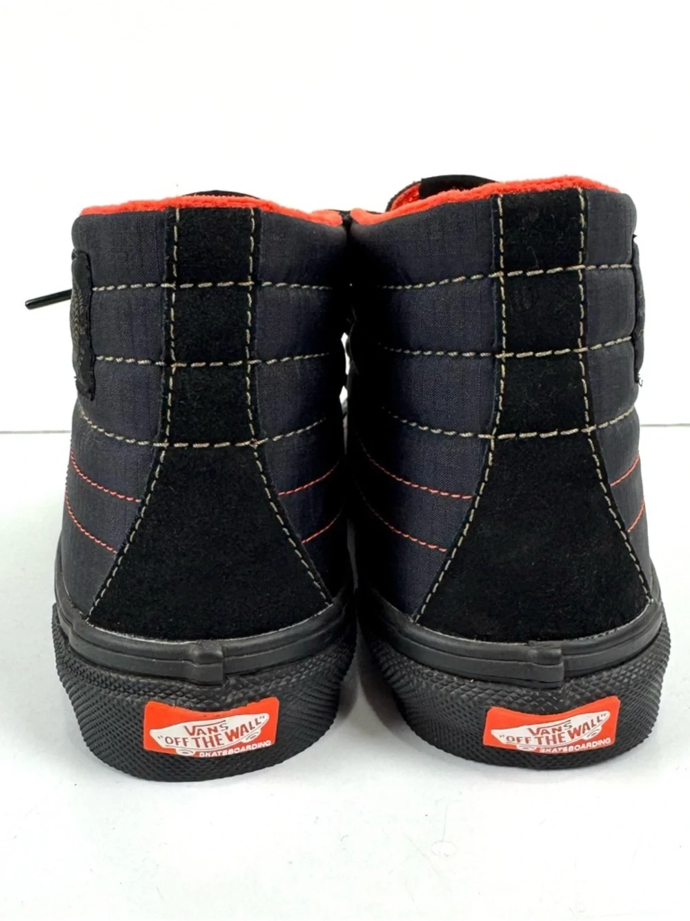 Vans Skate x Spitfire Sk8-Hi Reissue Black & Flame Lace Shoes Men’s Sz 6.5 NEW